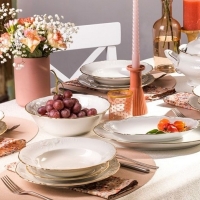 Serwis obiadowy dla 6 osób / 18 części dek: 3617 Ivory FRYDERYKA