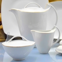 Imbryk do kawy 1400 ml dek: 3603 Złota Linia AKCENT