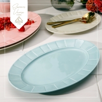 Półmisek owalny 24 cm dek: GL03 Miętowa OKTAWA