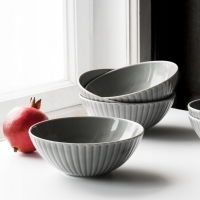 Salaterka 17 cm dek: K100 Szara DAISY komplet 6/6