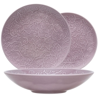 Serwis obiadowy 2/6 dek: KR00 Lawendowe HANAMI