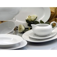 Półmisek owalny 23 cm dek: E755 Biała Linea YVETTE