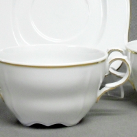 Bulionówka 400 ml ze spodkiem dek: B014 Złota Linia ROMANTICA 12/24