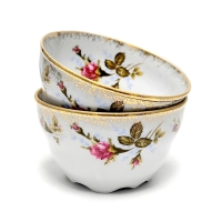 Flaczarka 400 ml Róża Złota ROMANTICA