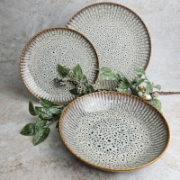 Komplet talerzy 2/6 dek: S009 Ceramika Stoneware METEOR