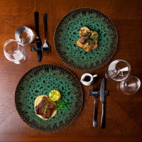 Komplet talerzy 4/12 dek: S010 Ceramika Stoneware JADE