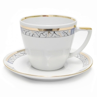 Serwis do kawy dla 6 osób / 12 części dek: 034 Grey Lady BEATA/DOROTA 35