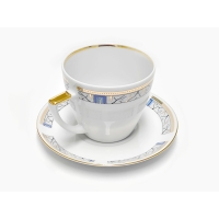 Serwis do kawy dla 6 osób / 12 części dek: 034 Grey Lady BEATA/DOROTA 35