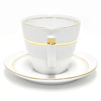 Serwis do kawy dla 6 osób / 12 części dek: 052 Złoty Pasek BEATA/DOROTA 35