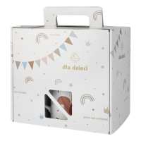 Zestaw śniadaniowy dla dziecka 1/4 dek: W050 Wiewiórka KUBUŚ