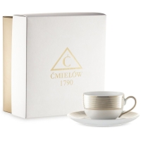 Filiżanka ze spodkiem 250 ml dek: E524 YVONNE GIFT BOX