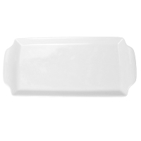 Taca prostokątna 36 cm dek: E755 Biała Linea YVETTE