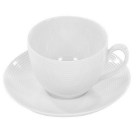 Serwis kawowy dla 6 osób / 12 części dek: E755 Biała Linea YVETTE 45