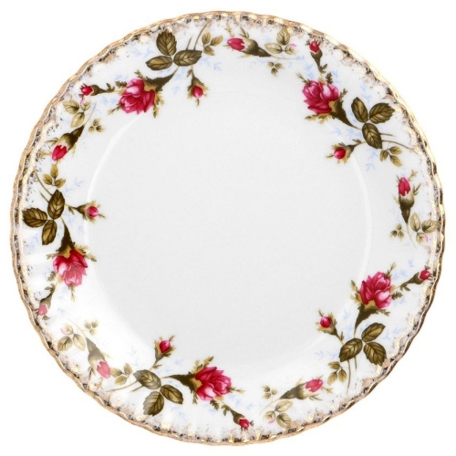 Talerz płytki 26 cm dek: 001 Róża Złota IWONA