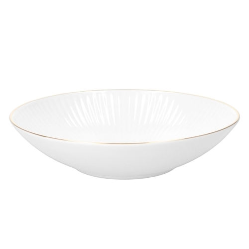 Talerz głęboki 21,5 cm dek: 3612 Złota Linia DALIA