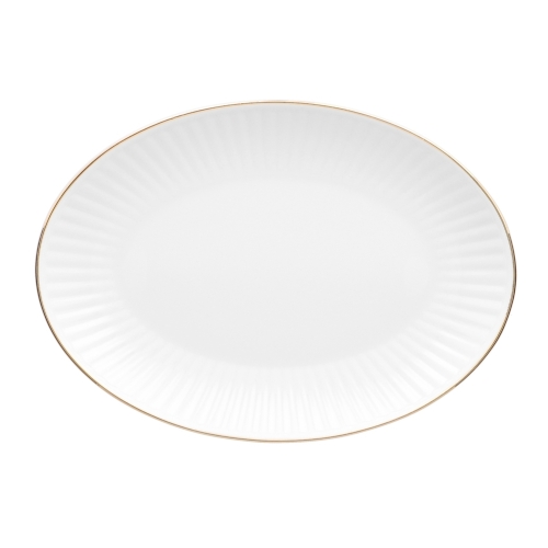 Półmisek owalny 24 cm dek: 3612 Złota Linia DALIA