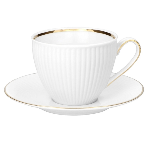 Serwis do kawy dla 6 osób / 12 części dek: 3612 Złota Linia DALIA