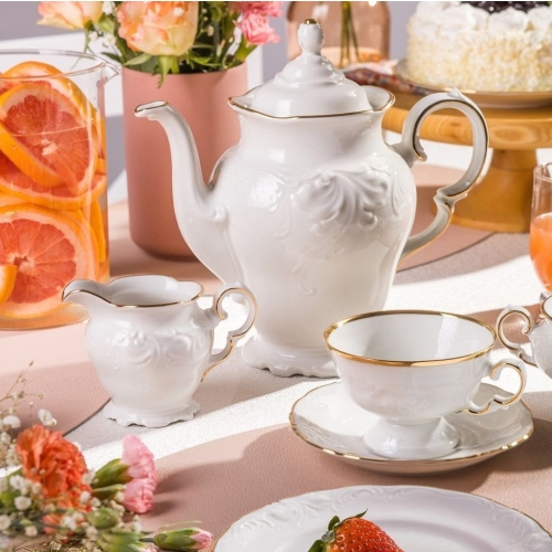 Serwis do kawy dla 6 osób / 21 części dek: 3617 Ivory FRYDERYKA