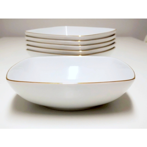 Talerz głęboki 18,5 cm dek: 3603 Złota Linia AKCENT