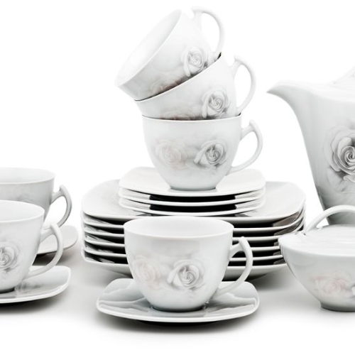 Serwis kawowy dla 6 osób / 12 części dek: G839 AKCENT