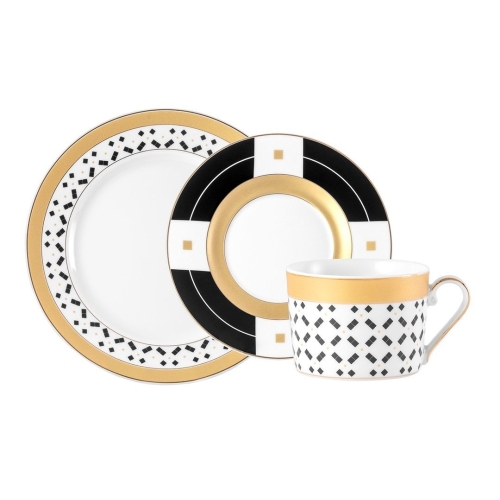 Serwis do kawy dla 1 osoby / 3 części G890 Pierrot JENNY GIFT BOX