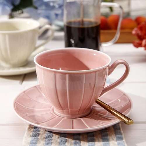 Filiżanka 250 ml dek: GL01 Koralowa OKTAWA