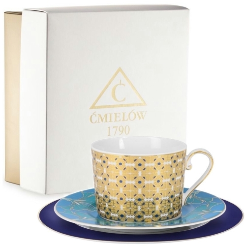 Serwis do kawy dla 1 osoby / 3 części GX01 Verde JENNY GIFT BOX