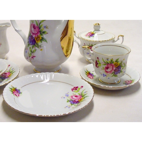 Spodek pod filiżankę 14 cm dek: 096 Kwiatowa Łąka IWONA