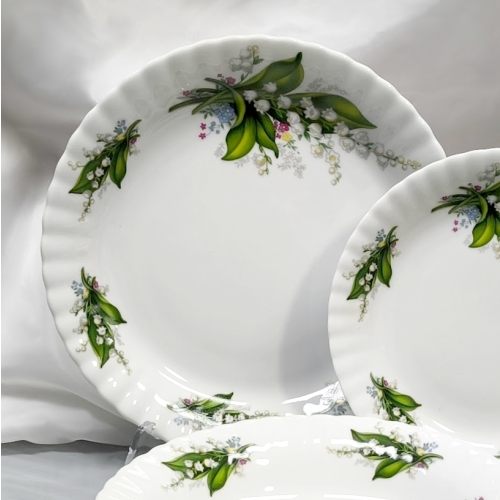 Talerz płytki 24 cm dek: 805 Konwalia IWONA