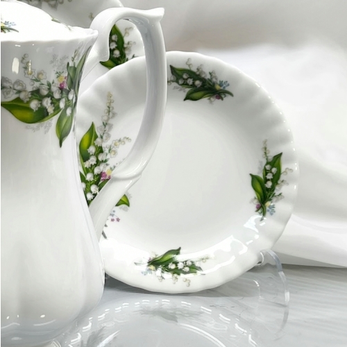 Talerz płytki 17 cm dek: 805 Konwalia IWONA