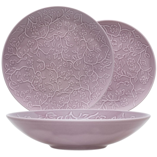 Serwis obiadowy 2/6 dek: KR00 Lawendowe HANAMI