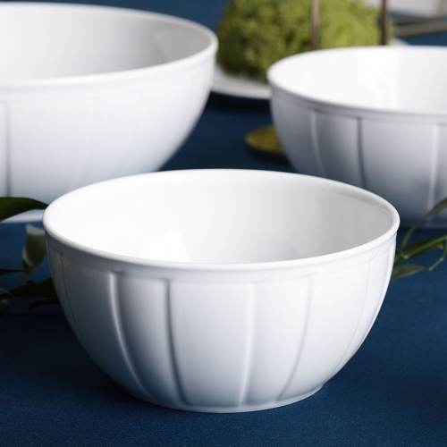 Salaterka okrągła 17 cm dek: 0001 Biała OKTAWA