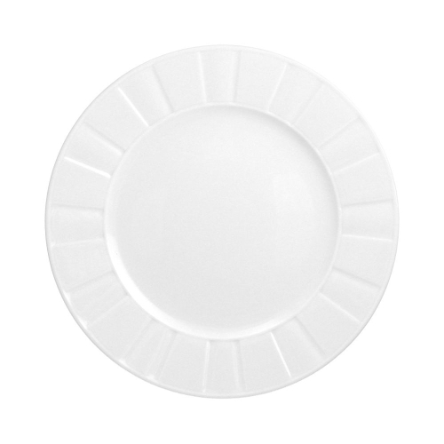 Talerz płytki 20,5 cm dek: 0001 Biała OKTAWA