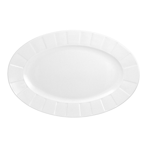 Półmisek owalny 33 cm dek: 0001 Biała OKTAWA