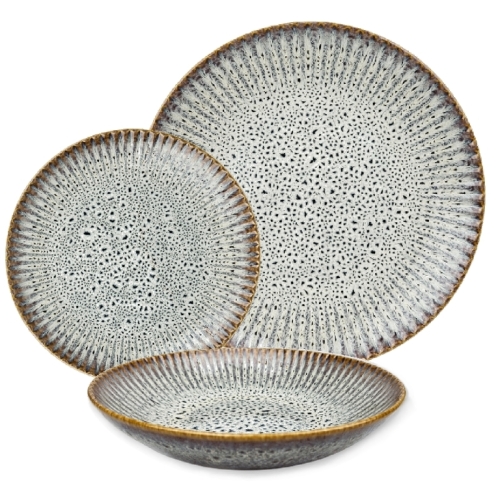 Komplet talerzy 2/6 dek: S009 Ceramika Stoneware METEOR