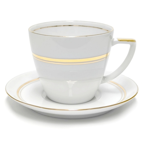 Serwis do kawy dla 6 osób / 12 części dek: 052 Złoty Pasek BEATA/DOROTA 35