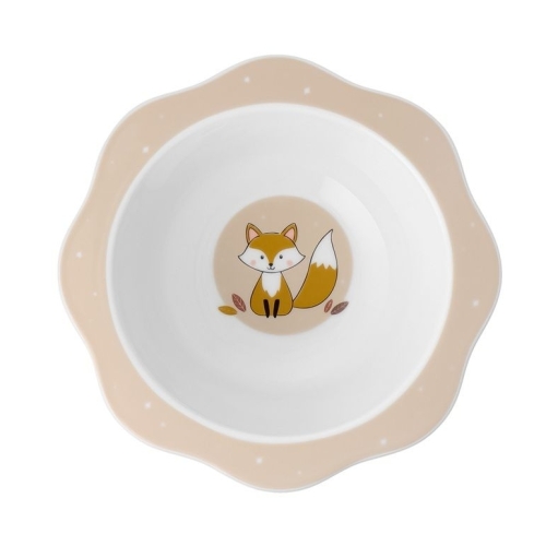 Zestaw śniadaniowy dla dziecka 1/4 dek: W047 Lisek CALINECZKA