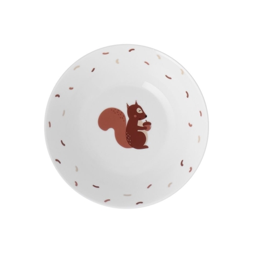 Zestaw śniadaniowy dla dziecka 1/4 dek: W050 Wiewiórka KUBUŚ