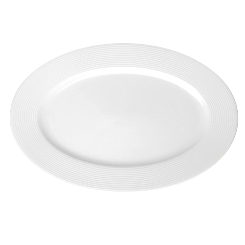 Półmisek owalny 23 cm dek: E755 Biała Linea YVETTE
