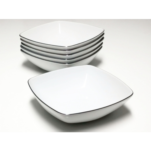 Talerz głęboki 18,5 cm dek: 9718 Platynowa Linia AKCENT