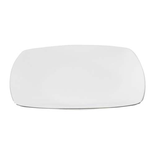 Talerz płytki 25,5 cm dek: 9718 Platynowa Linia AKCENT